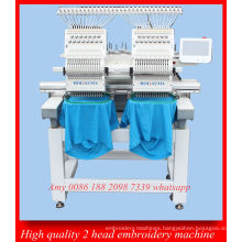 12 Languages Smart 2 Head 15 Needle Computer Control Cap Embroidery Machine Ho1502n